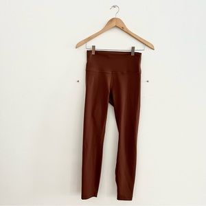 lululemon | Wunder Train High-Rise Tight 25” in Roasted Brown | Size 6